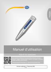 PCE Instruments PCE-HT 75 Manuel D'utilisation