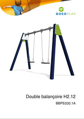 BOERPLAY Double balancoire H2.12 Instructions D'installation