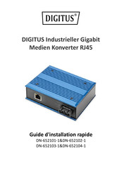 Digitus DN-652102-1 Guide D'installation Rapide