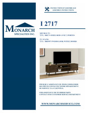 Monarch Specialties I 2717 Instructions D'assemblage