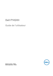 Dell P1424H Guide De L'utilisateur