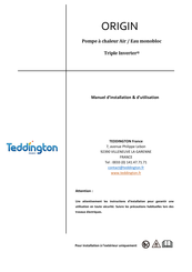 Teddington ORIGIN Serie Manuel D'installation & D'utilisation