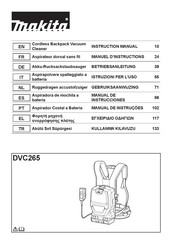 Makita DVC265 Manuel D'instructions