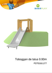 BOERPLAY Toboggan de talus 0.93m Instructions D'installation