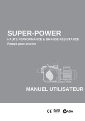 Piscine Center SUPER-POWER SPH075 Manuel Utilisateur