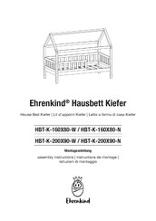 Ehrenkind HBT-K-160X80-N Instructions De Montage