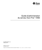 Sun Microsystems Sun Fire V490 Guide D'administration