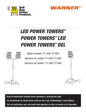 Warner LED POWER TOWERS P11600 Manuel D'instructions