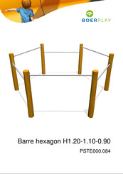 BOERPLAY Barre hexagon H1.20-1.10-0.90 Instructions D'installation