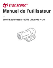 Transcend DrivePro 20 Manuel De L'utilisateur