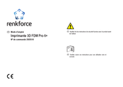 Renkforce FDM Pro 6+ Mode D'emploi