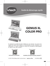 VTech GENIUS XL COLOR PRO Guide De Démarrage Rapide