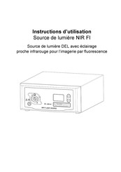 SCHÖLLY FIBEROPTIC NIR FI Instructions D'utilisation