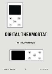 DELTACALOR DIGITAL THERMOSTAT Manuel D'instructions