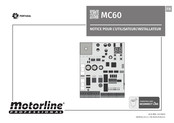 Motorline Professional MC60 Notice Pour L'utilisateur/Installateur