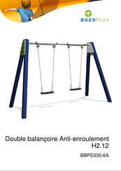 BOERPLAY Double balancoire H2.12 Instructions D'installation