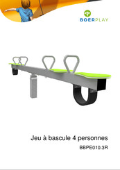 BOERPLAY Jeu a bascule 4 personnes Instructions D'installation