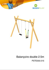 BOERPLAY Balancoire double 2.5m Instructions D'installation