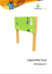 BOERPLAY Labyrinthe hiver Instructions D'installation