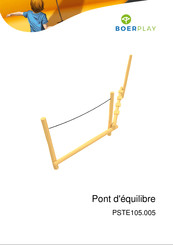 BOERPLAY Pont d'equilibre Instructions D'installation