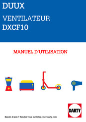 Duux DXCF10 Mode D'emploi