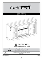 Twin-Star International ClassicFlame 26MM90273 Mode D'emploi