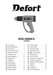 Defort 93720490 Mode D'emploi