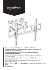 AmazonBasics Performance B07QKWBQGM Mode D'emploi