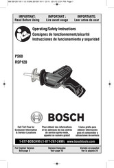 Bosch PS60 Consignes De Fonctionnement/Sécurité