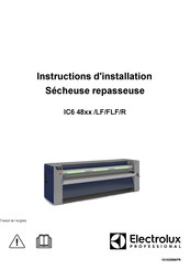 Electrolux Professional IC64821R Instructions D'installation