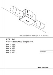 Maico ECR 12-2 EC Instructions De Montage Et De Service