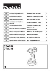 Makita DTW285 Manuel D'instructions