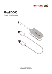 ViewSonic PJ-WPD-700 Guide D'utilisation