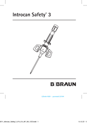 B.Braun Introcan Safety 3 Mode D'emploi