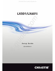 Christie LX501 Guide Rapide