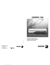 Fagor iOMiRO 100 Mode D'emploi