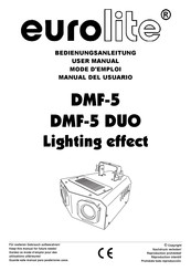 EuroLite DMF-5 DUO Mode D'emploi