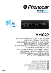 Phonocar VM 022 Notice De Montage Et D'emploi