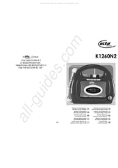 Elta K1260N2 Manuel D'instructions