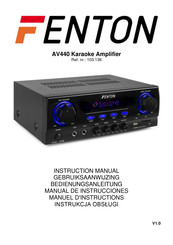 Fenton AV440 Manuel D'instructions