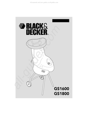 Black & Decker GS1800 Mode D'emploi