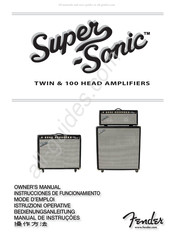 Fender Super-Sonic Mode D'emploi