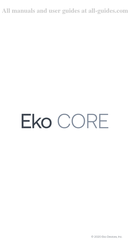 EKO CORE Mode D'emploi