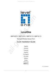 LevelOne WAP-6015 Guide D'installation Rapide