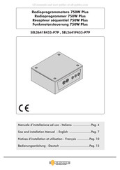 Erone SEL2641R433-P7P Notice D'installation Et Utilisation