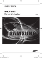 Samsung RAID5 UNIT Manuel D'utilisation