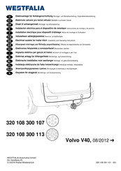 Westfalia 320 108 300 107 Notice De Montage Et D'utilisation