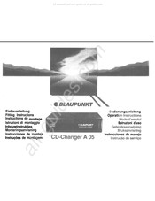 Blaupunkt A 05 Instructions De Montage