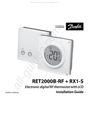 Danfoss RET2000B-RF+RX1-S Guide D'installation