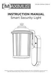 MAXIMUS SPL08-07A1N4-ORB-K1 Manuel D'instructions